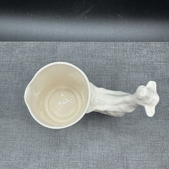 Vintage Ceramic Cow Milk Pitcher Creamer Jug Country Cow Decor Farmhouse Rare - Picture 3 of 9